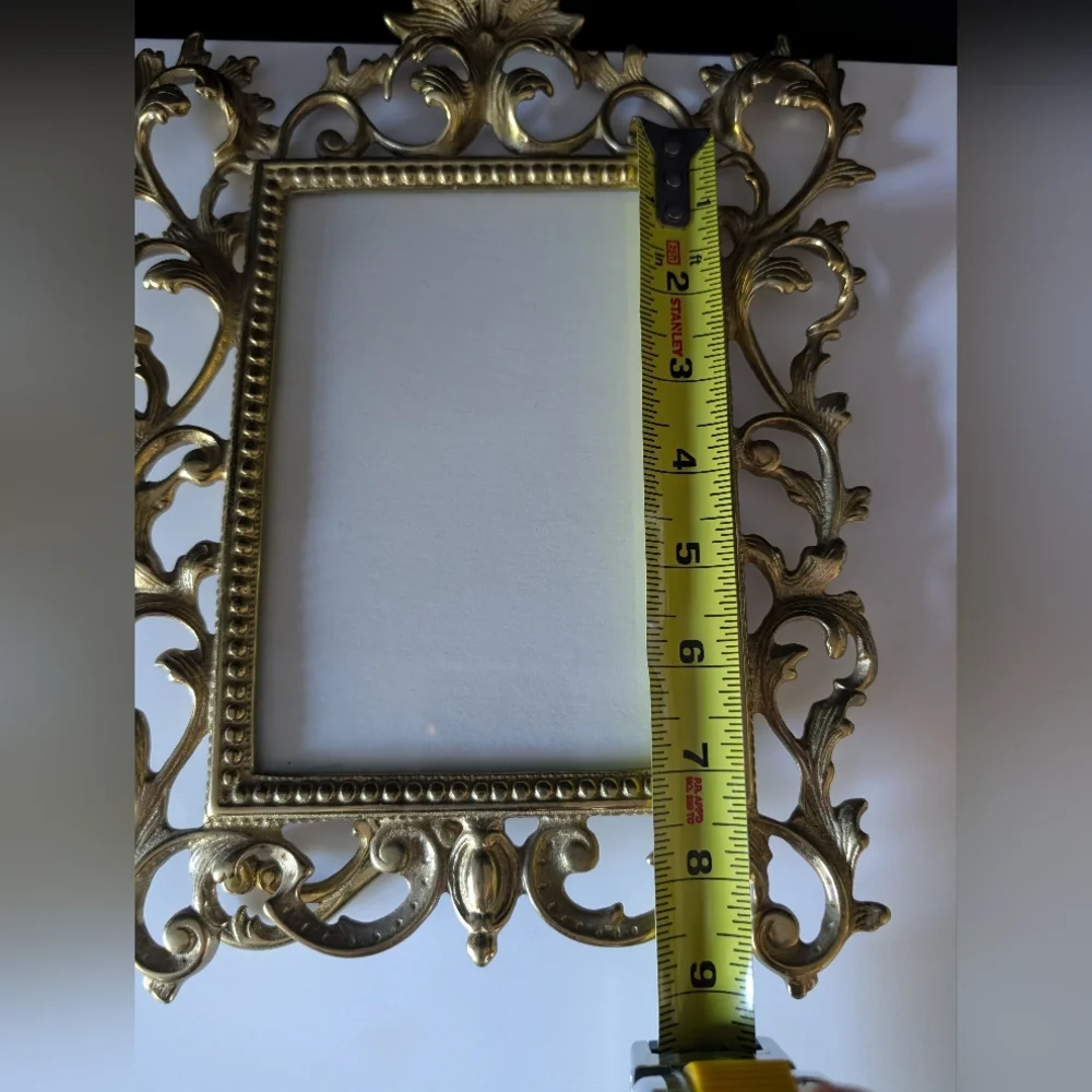 Rococo Solid Brass Picture Frame
